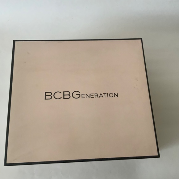 BCBGeneration Nalli Tan Suede Lace-Up Hiker Bootie Brown Black Leather Boots 7 - Picture 7 of 12